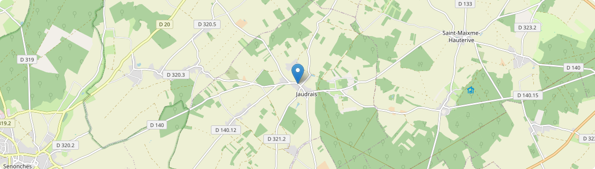 Jaudrais - Carte