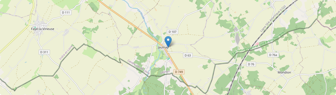 Jaulnay - Carte