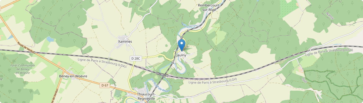 Jaulny - Carte