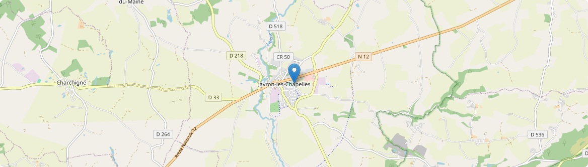 Javron-les-Chapelles - Carte