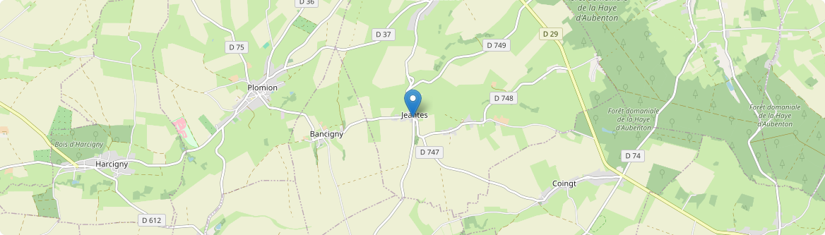 Jeantes - Carte