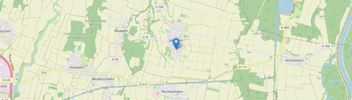 Jebsheim - Carte
