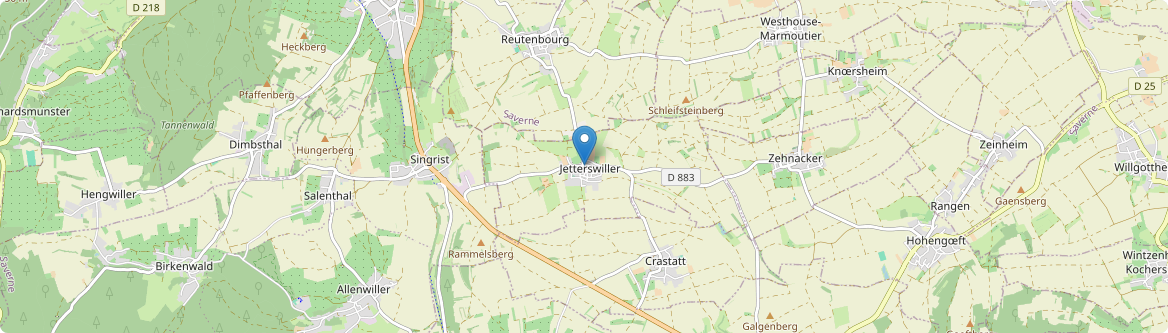 Jetterswiller - Carte