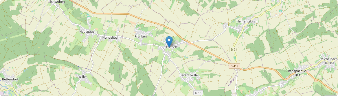 Jettingen - Carte