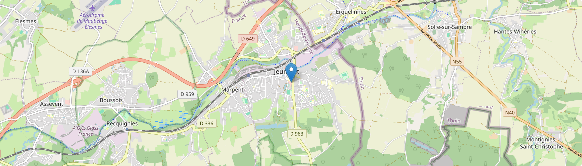 Jeumont - Carte