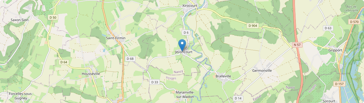 Jevoncourt - Carte