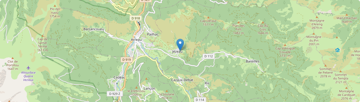 Jézeau - Carte
