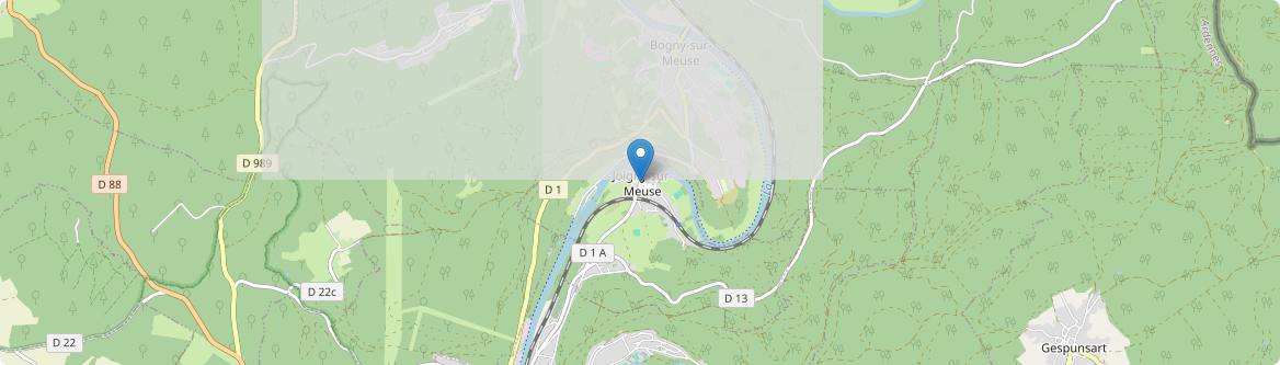 Joigny-sur-Meuse - Carte