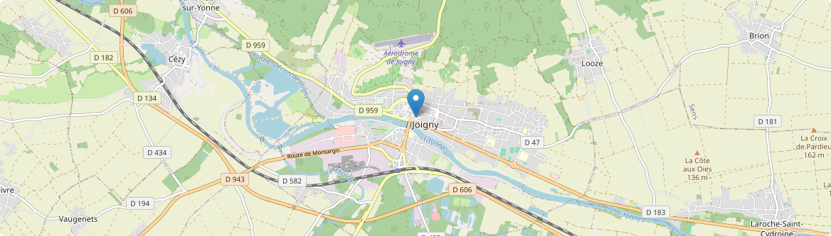 Joigny - Carte