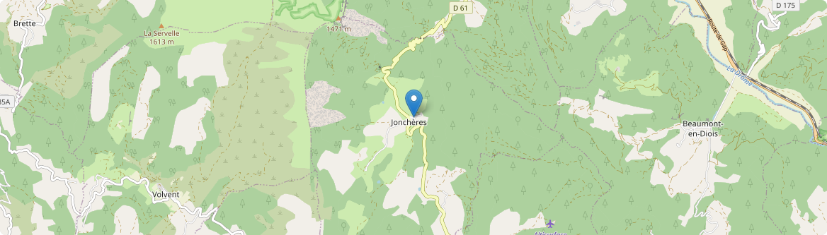 Jonchères - Carte