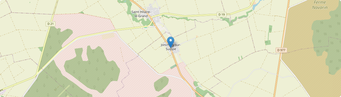 Jonchery-sur-Suippe - Carte