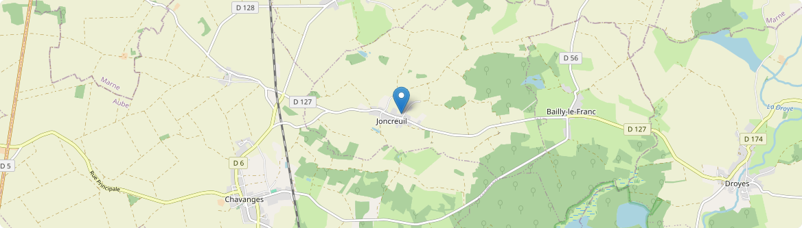 Joncreuil - Carte