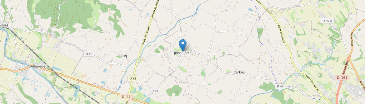 Jonquières - Carte
