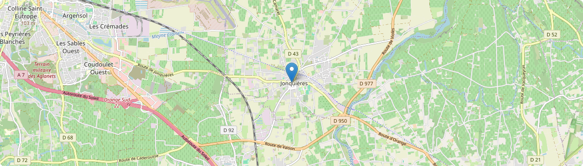 Jonquières - Carte