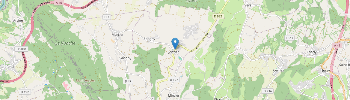 Jonzier-Épagny - Carte