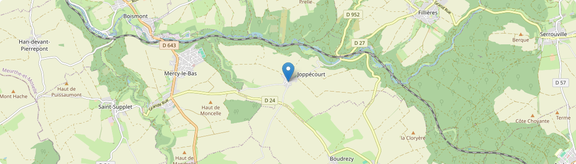 Joppécourt - Carte