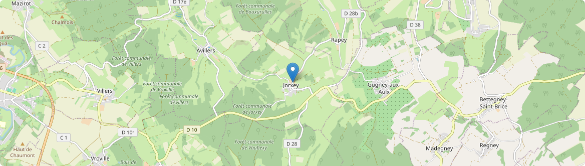 Jorxey - Carte