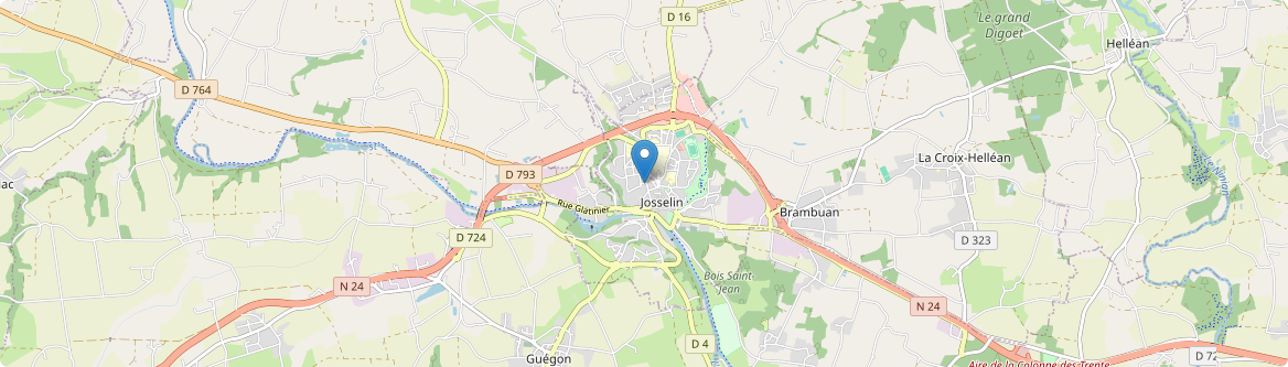 Josselin - Carte