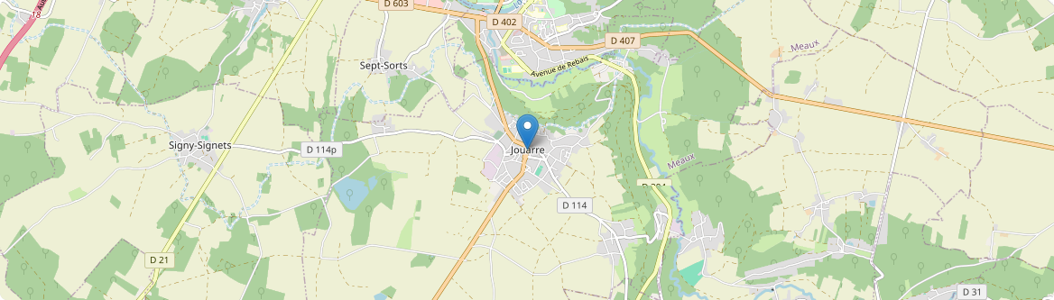 Jouarre - Carte