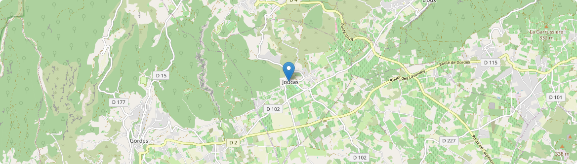 Joucas - Carte