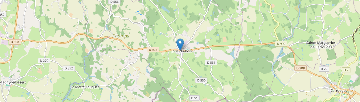 Joué-du-Bois - Carte