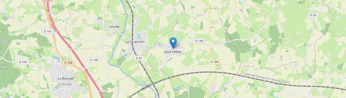 Joué-l'Abbé - Carte