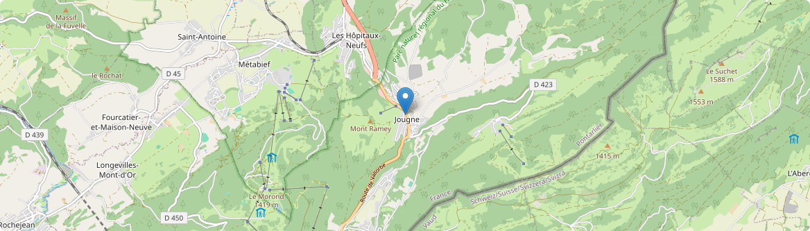 Jougne - Carte