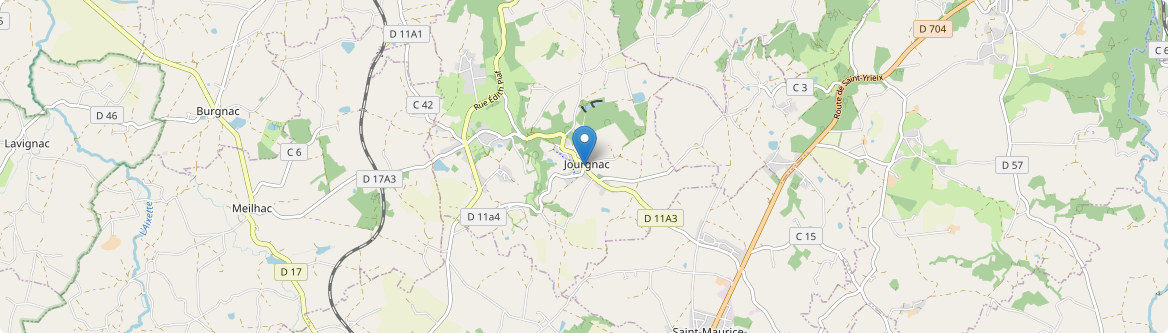 Jourgnac - Carte