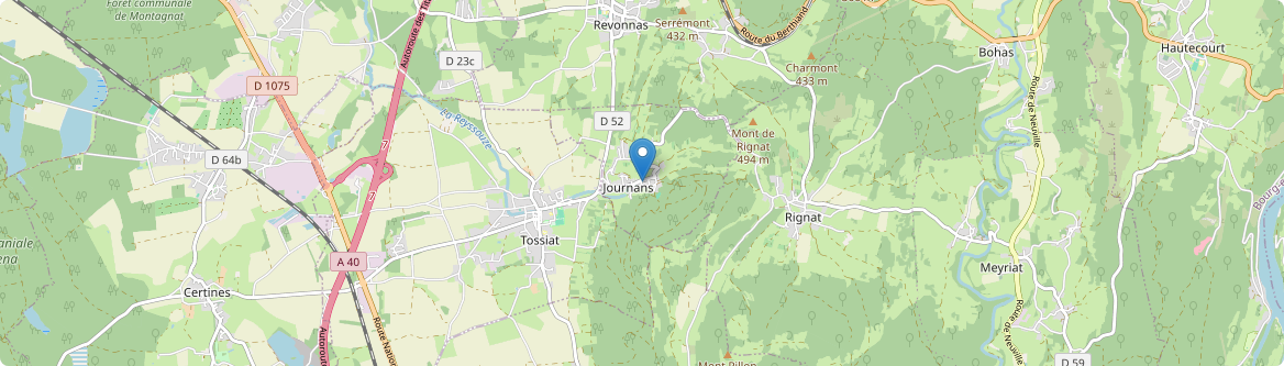 Journans - Carte