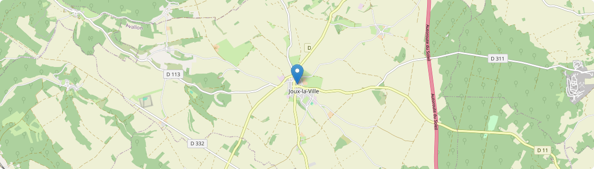 Joux-la-Ville - Carte