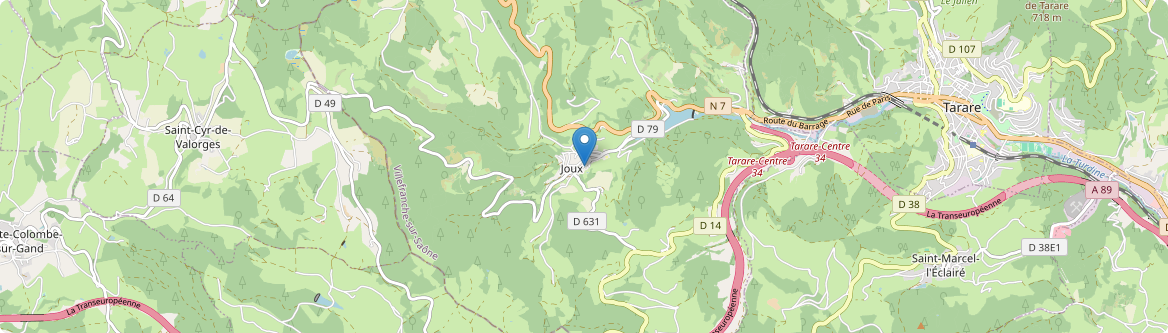 Joux - Carte