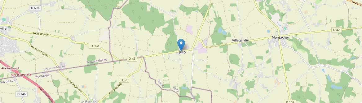 Jouy - Carte