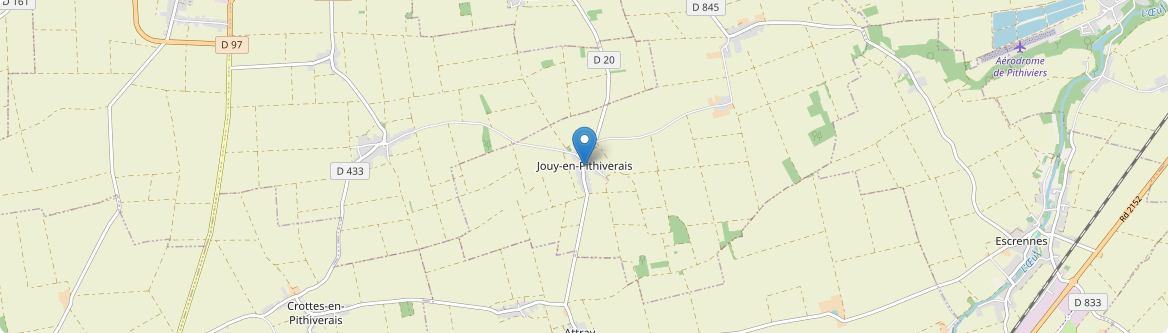 Jouy-en-Pithiverais - Carte