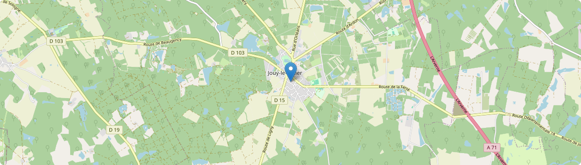 Jouy-le-Potier - Carte