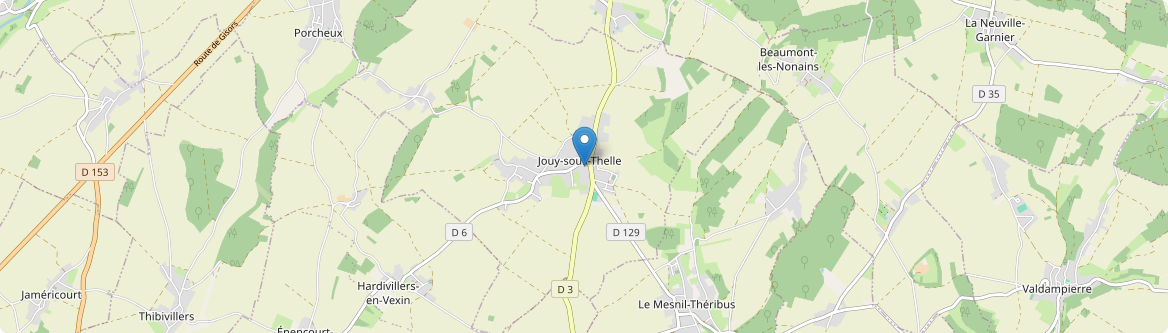 Jouy-sous-Thelle - Carte