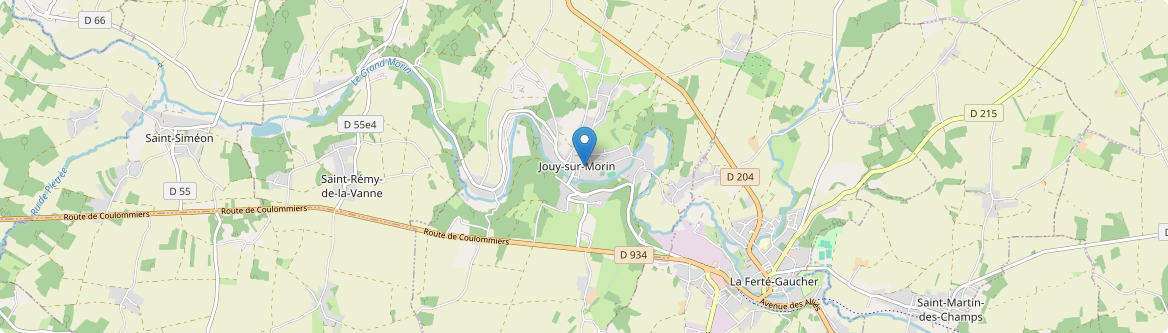 Jouy-sur-Morin - Carte