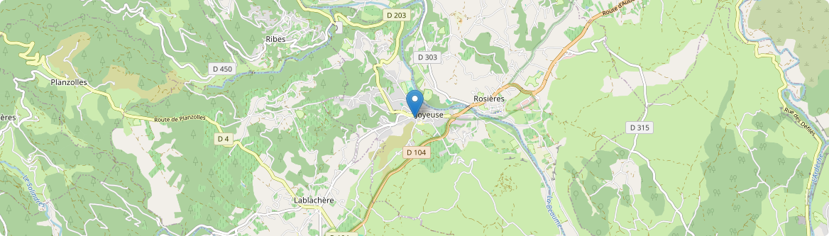 Joyeuse - Carte