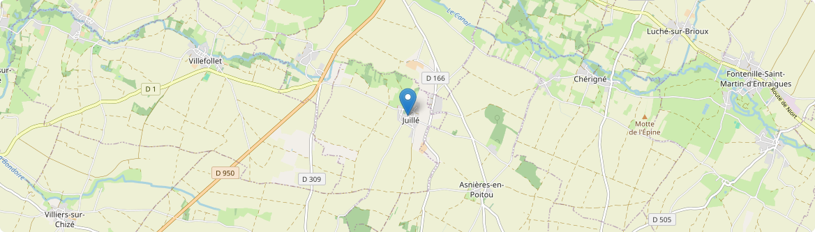Juillé - Carte