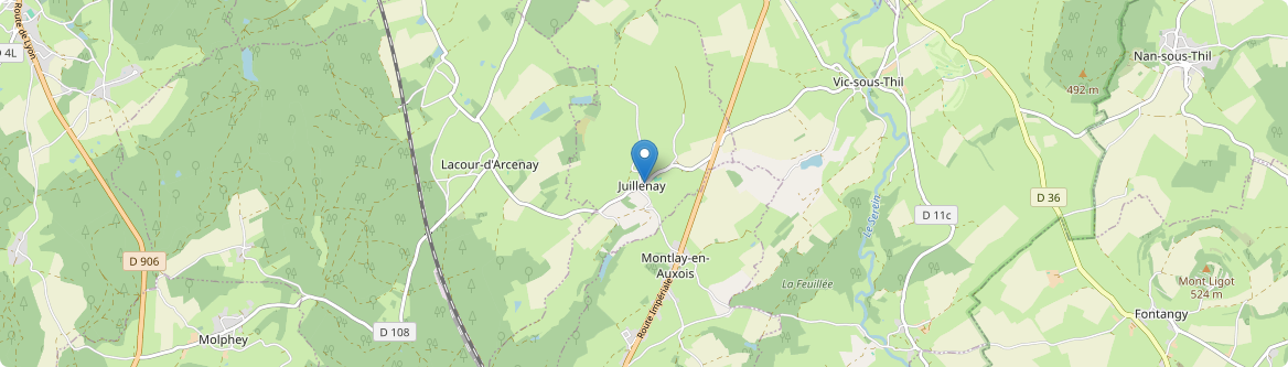 Juillenay - Carte