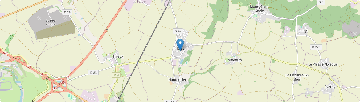 Juilly - Carte