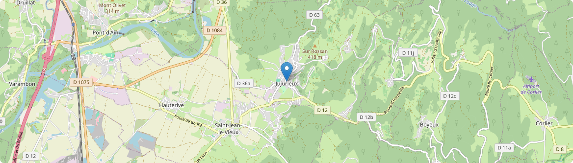Jujurieux - Carte