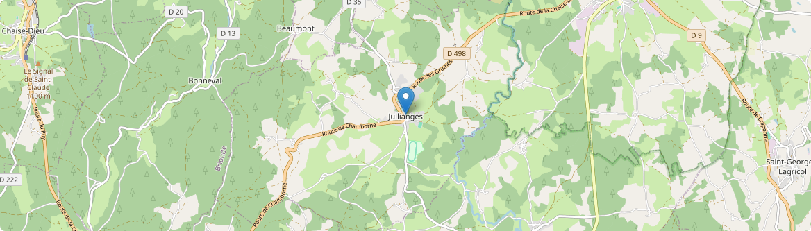 Jullianges - Carte