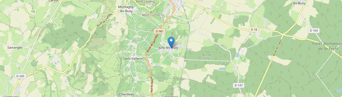 Jully-lès-Buxy - Carte