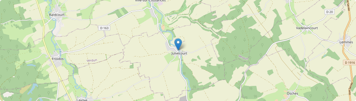 Julvécourt - Carte