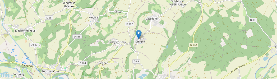 Jumigny - Carte