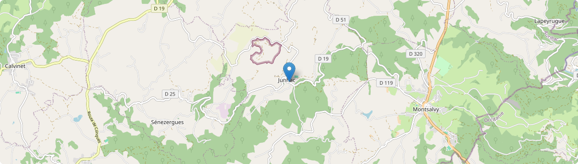Junhac - Carte