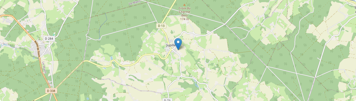 Jupilles - Carte