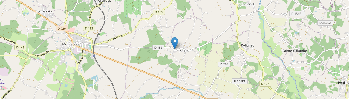 Jussas - Carte