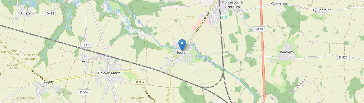 Jussy - Carte