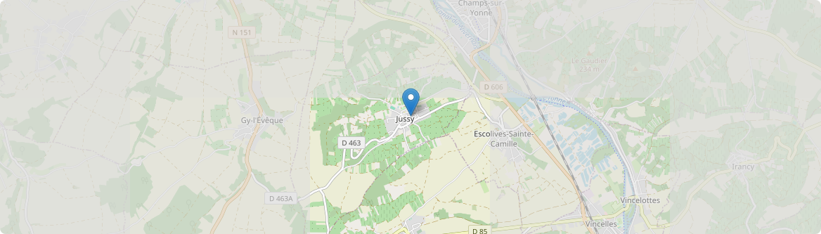 Jussy - Carte